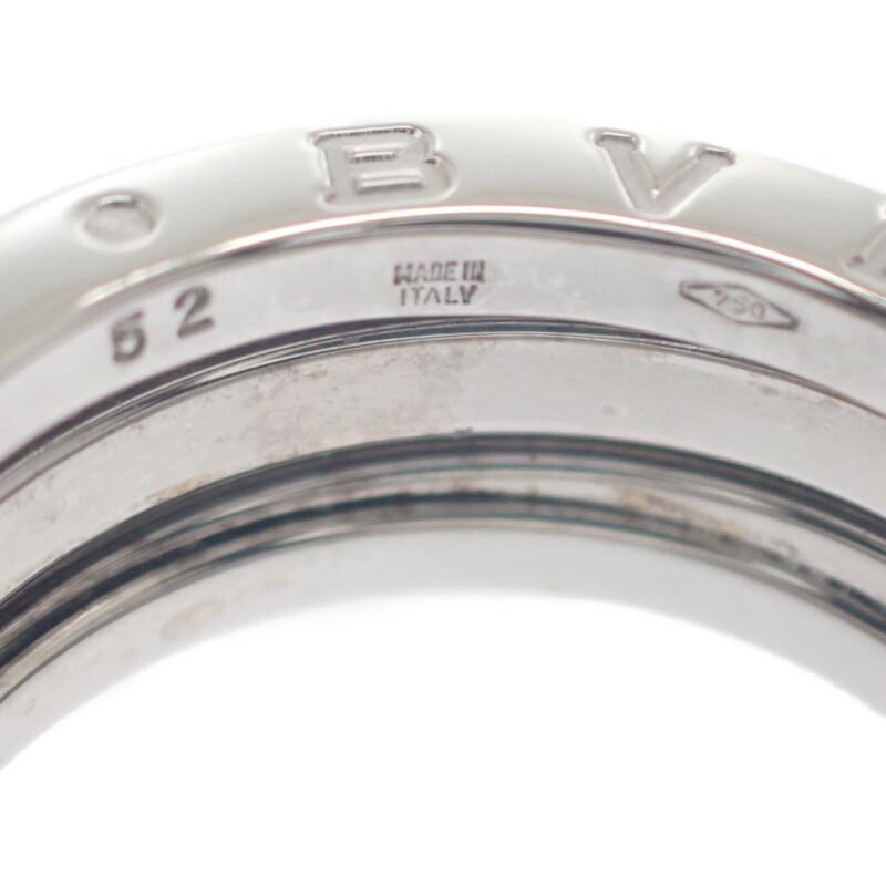 Bvlgari 323533 #12(JP Size) 52 Ring K18 White Gold Women
