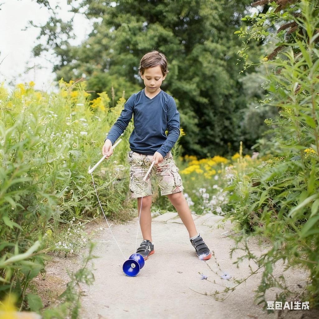 Children's Beginner Diabolo Set, Bearing Chinese Yoyo, Children's Toy for Training Children's Reaction and Healthy Motor Skills