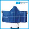 YAMAZEN Cooling Heatstroke Extreme Heat Cooling UV One Size Fits Watching Outdoor Navy Poncho, Prevention, Protection, Towel, Antibacterial,