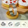 5/6/7/8CM Classic 304 Stainless Steel Mousse Ring Cake Mold With Hole Tart Bottom Tower Fruit Pie Quiches Baking Tool