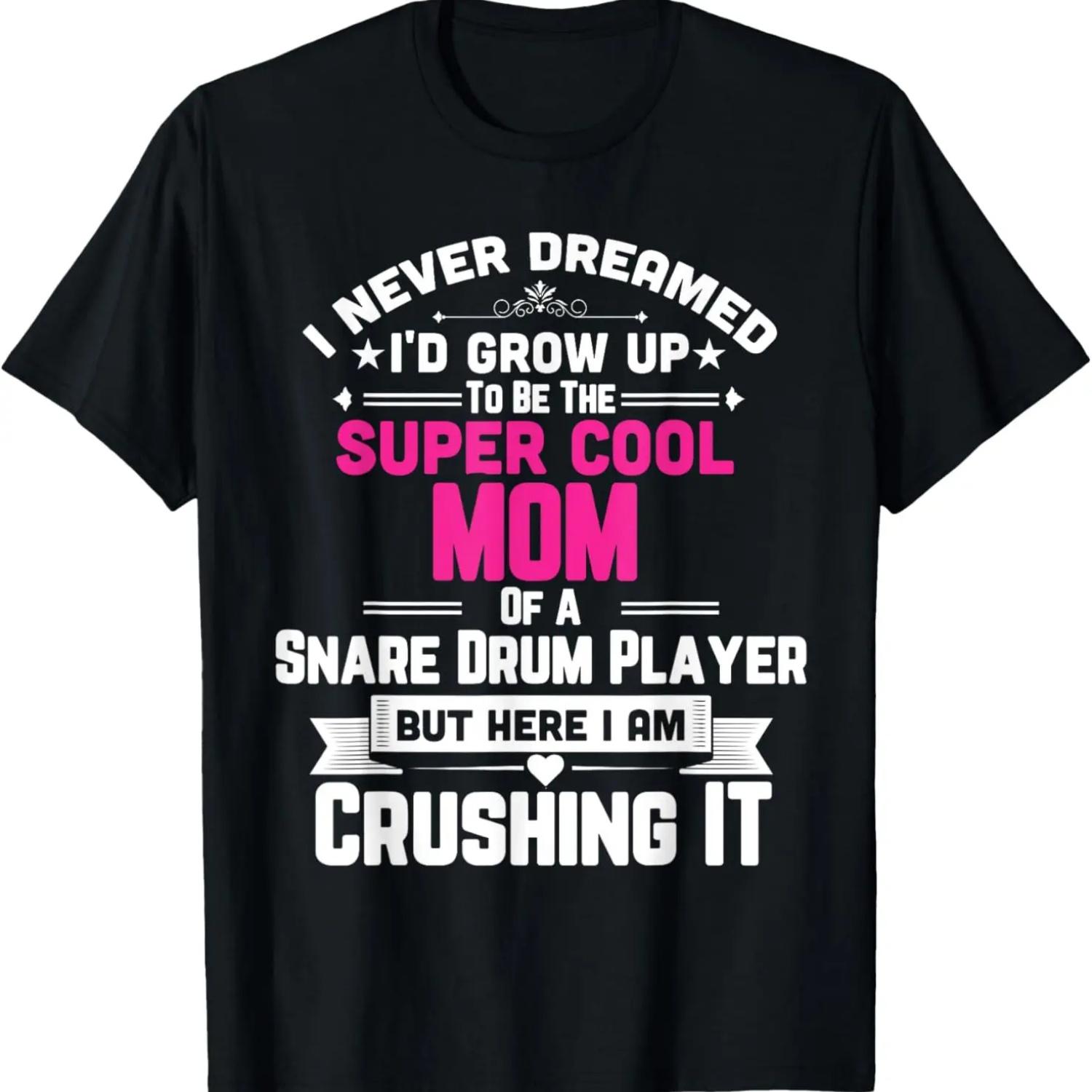 Vintage Senior 2025 Drumline Mom Band Marching Class of 2025 T-Shirt S