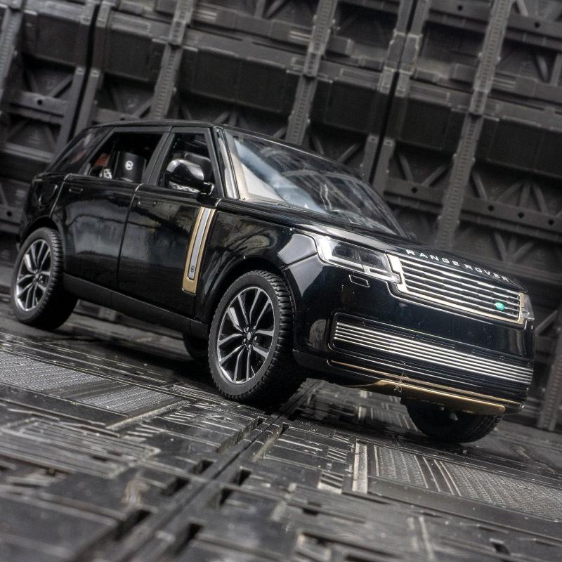 

Qiyi Q2005B Land Rover Range Rover SV Модель 2022 года: Сплавной внедорожник со звуком, светом и управляемыми передними колесами белый