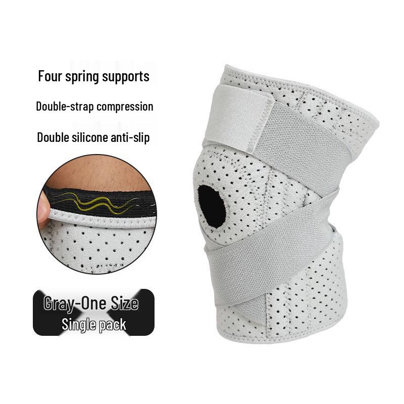 

Open-Style Compression Knee Brace with Patella Cushioning for Mountaineering and Outdoor Sports One Size