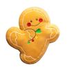 Happy Christmas Doll Gingerbread Man Pillow Scarf Snowman Doll Christmas Tree Wreath Plush Ornament Pendant