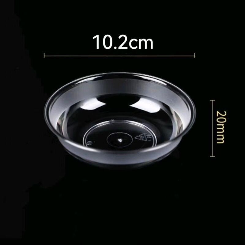 Disposable Crystal Dipping Sauce Dishes Thickened Small (10cm)