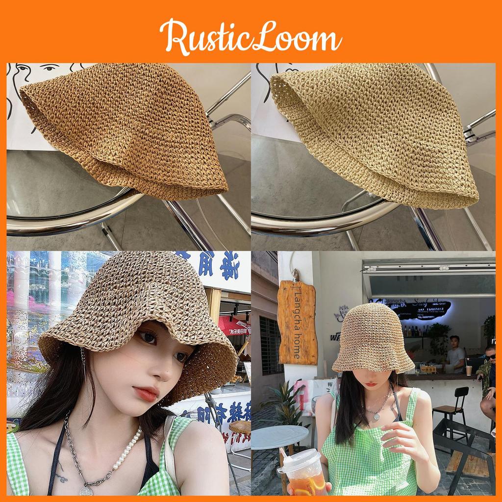 Trendy Womens Sun Hat Foldable Breathable Wide Brim Perfect For Beach Travel