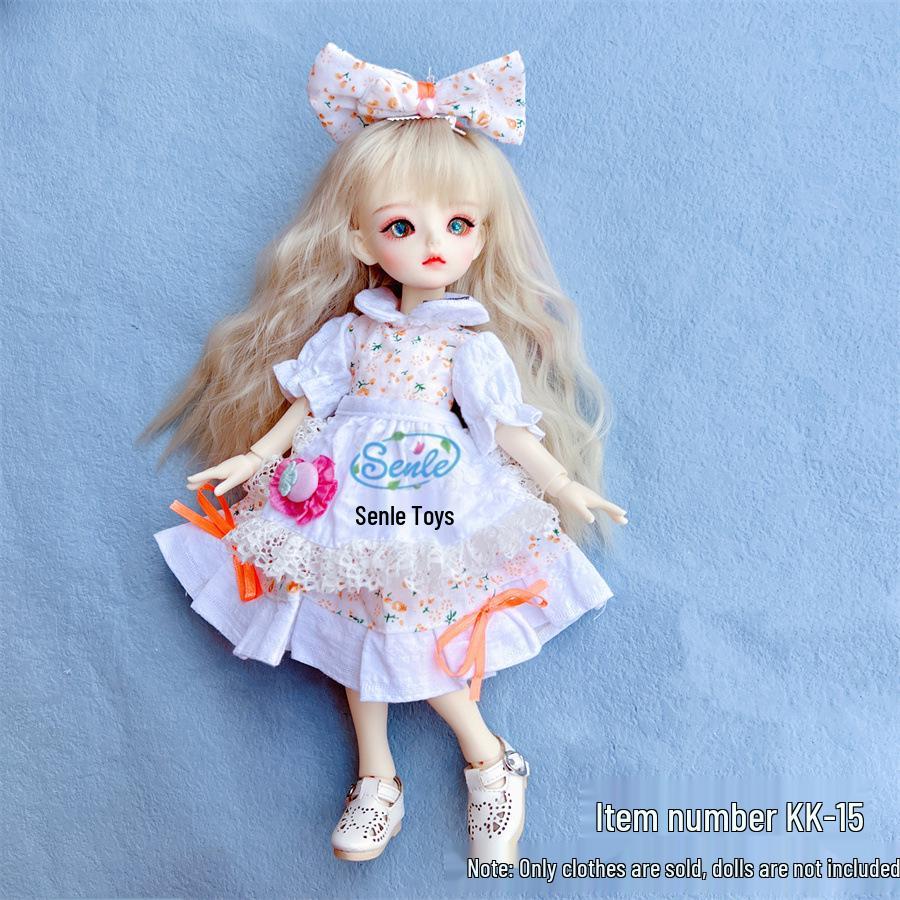 6-Punkt BJD Puppe 30cm Lolita Mädchen Kleiderset - Perfektes Geschenk