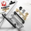 KAK Diamond Crystal Handles for Cabinets and Drawers Modern Black Furniture Handles Wardrobes Door Pulls Dresser Knobs Hardware