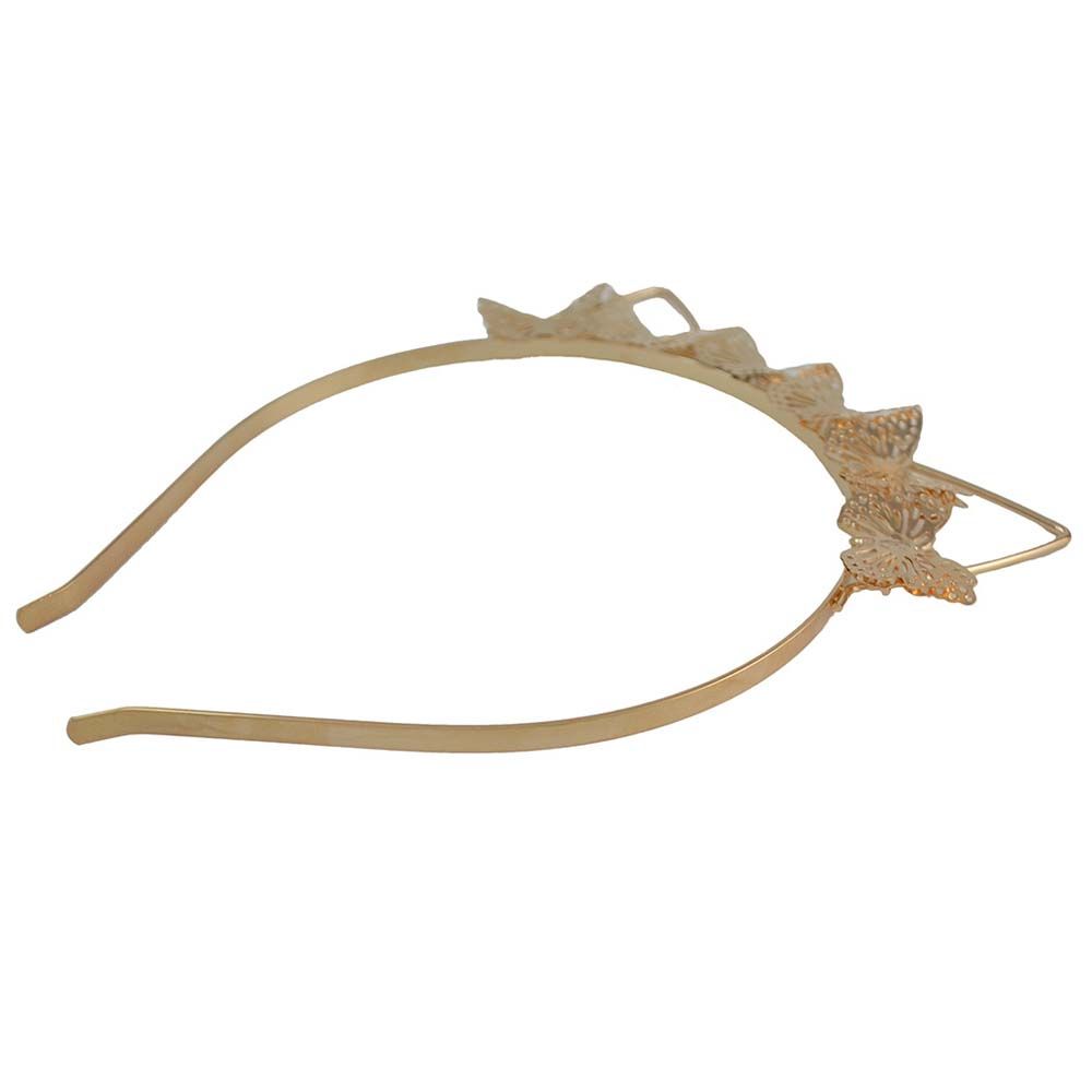 Fashion Bride Party Zinc Zinc Alloy Cat Ear Leaf Girl Butterfly Tiara Hair Hoop Headband Hairband