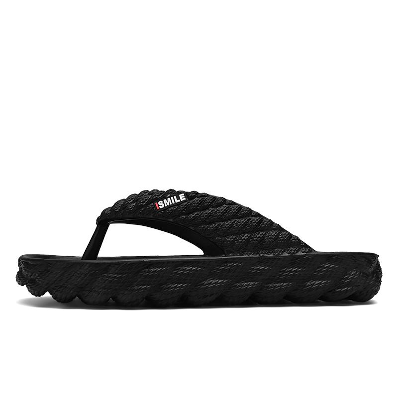 36-45 Velké jednobarevné módní žabky s měkkým dnem pro pánské pantofle, domácí, ležérní