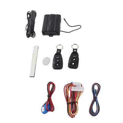 Kit Sistema de Entrada Sem Chave para Carro PKE Inteligente Botão de Pressão Kit de Partida Remota com Abertura de Porta-Malas para Veículo a Combustível 12V