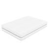 Muschelform Flachbett mit Kopfteil Umgebungslicht Fernbedienung Matratze Holzlattenrost Bett Schlafzimmer