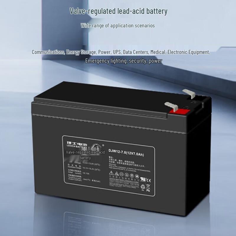 Leoch DJW12-7 12V 7Ah Sealed Lead-Acid Battery