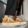 High Quality Casual Leather Men's Board Shoes Fashion Outdoor All-match Boat Shoes Comfy Antiskid Round Toe Work Walking Shoes
