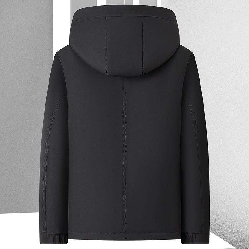 Autumn and Winter Hooded Down Jacket Men's Thickened 90 White Duck Down Jacket Outdoor Down Jacket