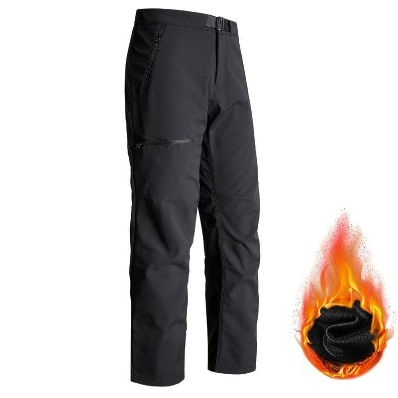 

Winter Assault Pants Men s Waterproof and Windproof Plus Velvet Thickened Autumn and Winter Wear-resistant Hiking Pants Sports Pants Leisure XS