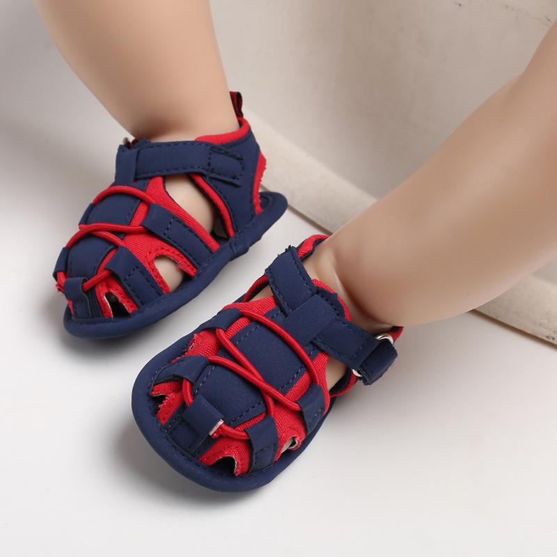 2026 LY New Fashion Flannel Upper Print Cotton Fabric Outdoor Prewalk Unisex Crib Baby Sandals Slippers EVA Midsole Breathable