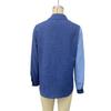 Women Long Sleeve Shirt Lapel Color Blocking Casual Tops Daily Wear Single Breasted Regular Fit