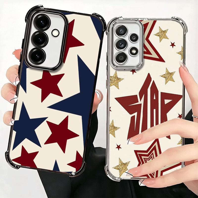 Fashion Vintage Star Girl Minimalist Soft Phone Case For Samsung A17 A27 A07 A37 A57 A16 A56 A15 A55 A14 A54 A13 A53 A26 A36 A25