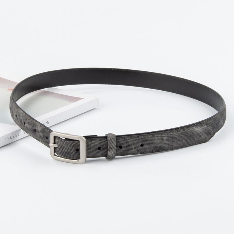 Leather Women'S Belt Cowhide With Jeans Casual Pants Women'S Belt