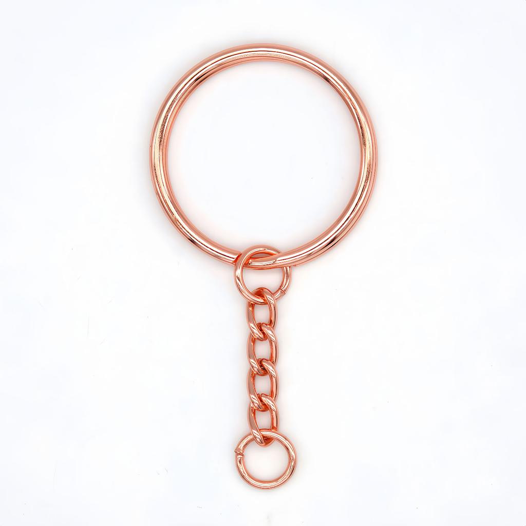 5Pcs Key Ring Key Chain Round Split Keyfob Keyrings With Jump Ring for Keychain Pendants DIY Jewelry Making Accessories