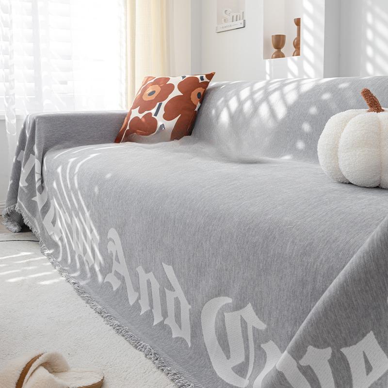 Nordic Sofa Cover Cloth Four Seasons Universal High-Grade Ins Style Sofa Towel Thickened Chenille Sofa Cover