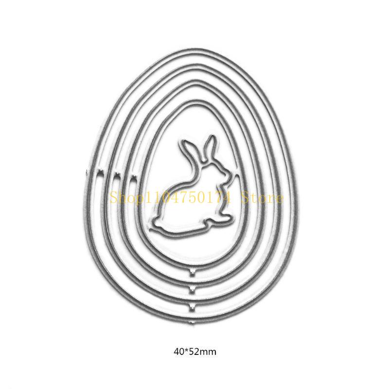 Egg Rabbit Cutting Dies Greeting Invitation Message Card Photo Album Making top sale