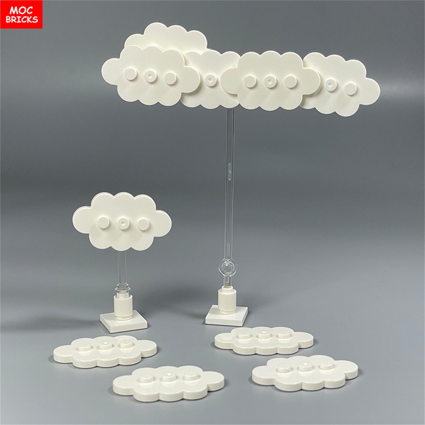 

Non-Toxic Moc Bricks Cloud Architecture Scarecrow Farm Maple Tree View Village Scene City Model Accessories Building Blocks Kids Toys