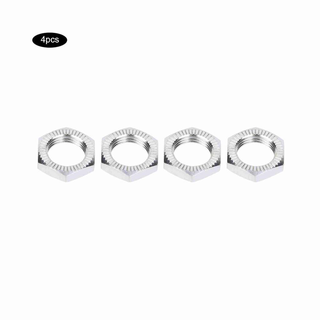 Aluminum Alloy Wheel Nuts 17mm Spanner for 1Celsius8 RC Car Accessory (Silver)