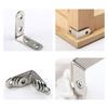 Stainless Steel Corner Brace Set L Shaped Brackets Heavy Duty Corner Brackets Simple Install for Secure Wood Joining