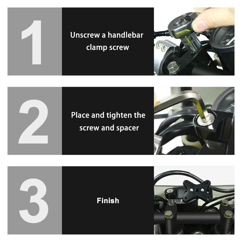 Motorcycle GPS Handlebar Clamp Navigation Mount Bracket For KTM 125 200 Duke 640 LC 690 LC 990 SMR 690 ENDURO R 390 790 1090 ADV