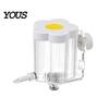 Cockatiel Water Dispenser Automatic Bird for Cage, Inside Outside Cage Mount Magnetic Parrot Bottle Feeder, Transparent Budgie Lovebird Finch
