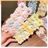 10 Stück/Set Baby Mädchen Niedliche Farben Blume Elastische Haarbänder Zopfhalter Kinder Weiche Scrunchies Gummi Kinder Haaraccessoires