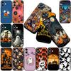 Cover for Samsung Galaxy S20 S22 S21 FE Ultra Plus A07 A17 A15 A16 A25 A57 A37 Phone Case Little Ghost With H-Halloweens Pumpkin