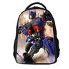 Boys Transformers Backpack, Optimus Prime Bumblebee 3D Print Lightweight Bookbag Shoulder Backpack for Students Back To School