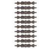 10pcs Corner Covers Vintage Exquisite Alloy Corner Protector with Screws for Wooden Case Book Scrapbook Photo Album