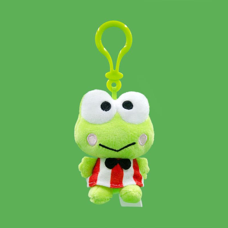 Genuine Sanrio Keroppi Plush Backpack Pendant & Keychain