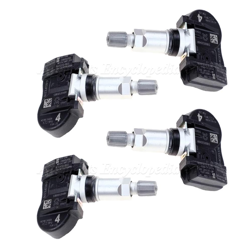 1/4PCS For Nissan Pulsar Qashqai II TIIDA TEANA X-Trail Rogue 407003VU0A 40700-3VU0A 433MHz TPMS Sensor Tire Pressure Sensor