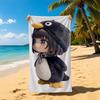 Cartoon Gugu Gaga Penguin Towel Towel Soft Pool Gift For Travel Gym Shower Cool Camping Quick Dry Sports  Large Beach Towel