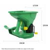 1.5L Handheld Seed Spreader Manual Small Seeder Field Lawn Grass for Gardens Nurseries Lawns Small Farms Gear Adjustable