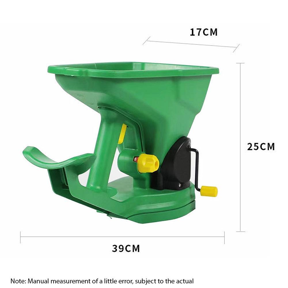 1.5L Handheld Seed Spreader Manual Small Seeder Field Lawn Grass for Gardens Nurseries Lawns Small Farms Gear Adjustable