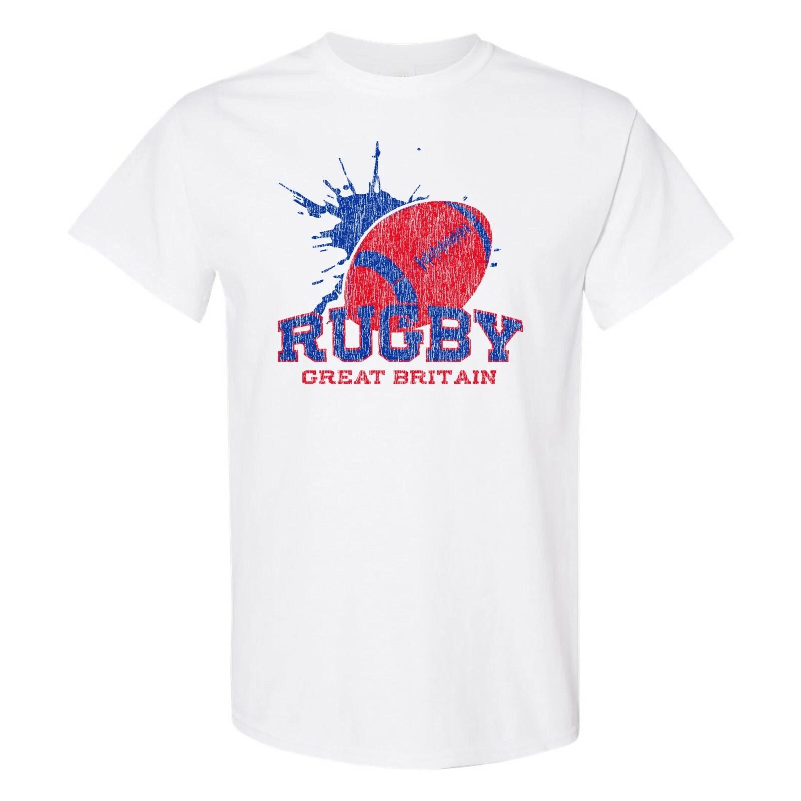 Great Britain Rugby - Summer Games Football Competition T Shirt - White 3XL