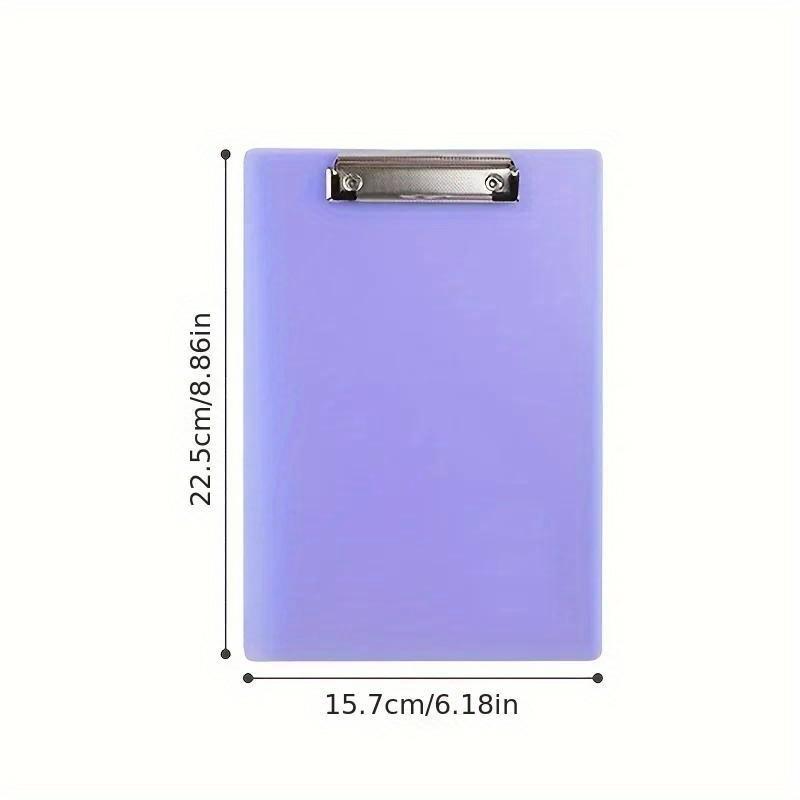 5Pcs A5 Clipboard Folder Writing Pad Holder Memo Clip Board File Clip Writing Clamps Kids Cute Stationery Office School Supplies