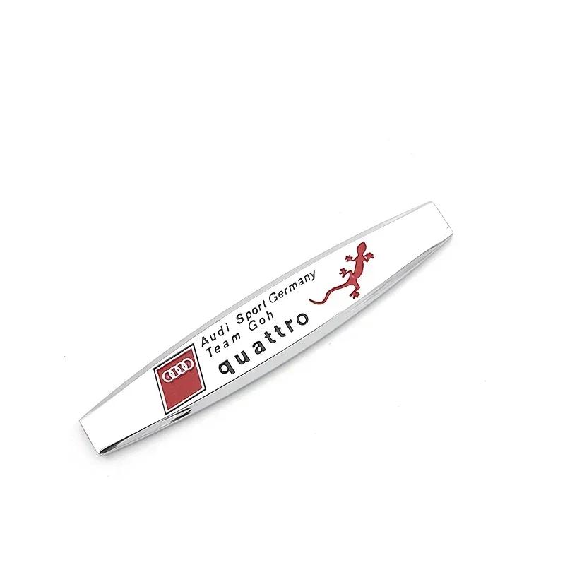 Car Fender Trunk Emblem Badge Stickers Accessories For hot Sline A3 A1 A4 B8 B7 A6 C7 A5 A7 A8 B9 B6 C6 Q2 Q3 Q5 Q7 Q8 TT S3 S4