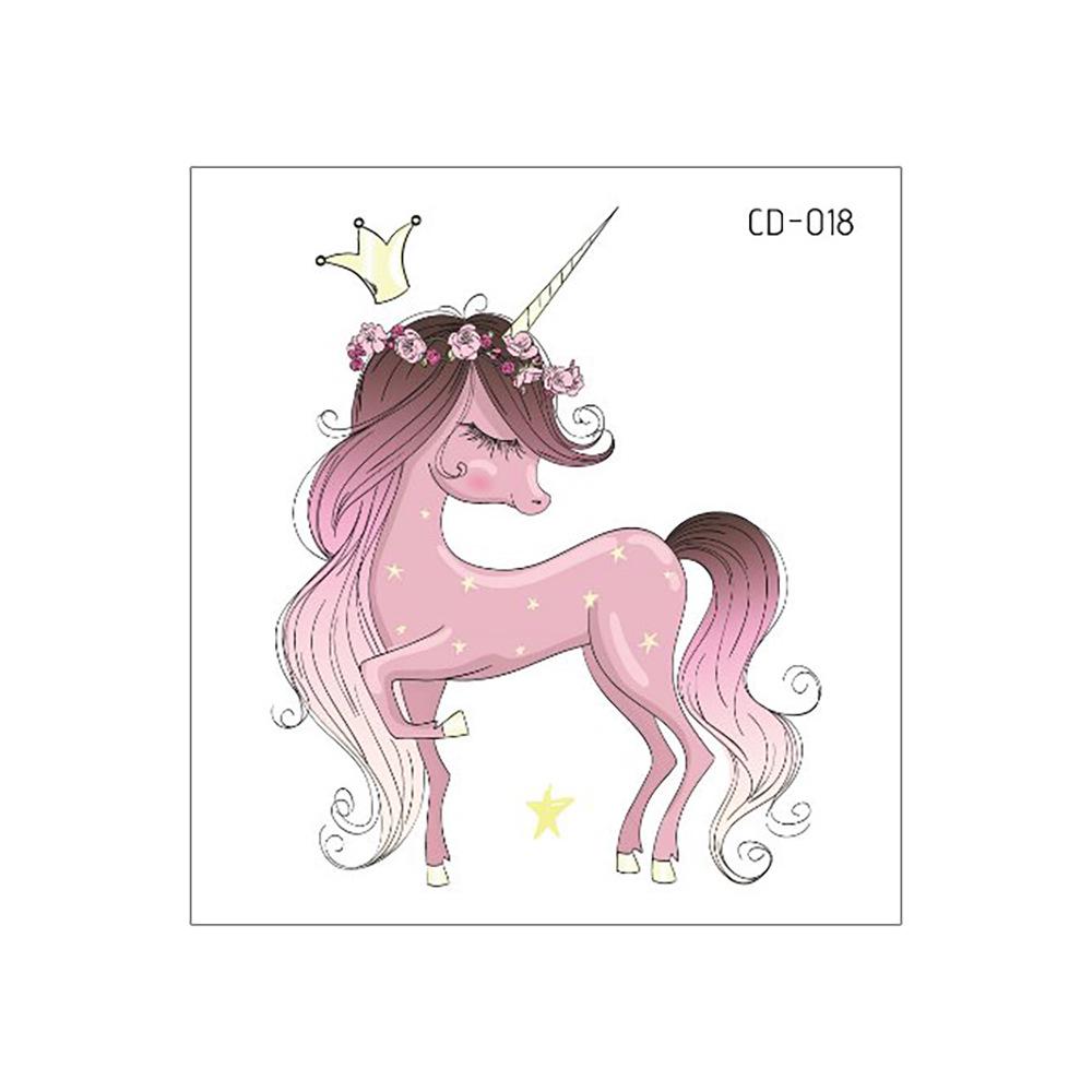 Waterproof Temporary Tattoos for Kids - Flamingo & Unicorn Designs