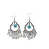 New Chinese-style fringed earrings women's retro ethnic style earrings, cheongsam Hanfu design sense fashion new personalized earrings