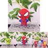 Marvel Avengers Spider-man Plush Toy Soft Keychain With Iron Man And Hulk Designs For Kids