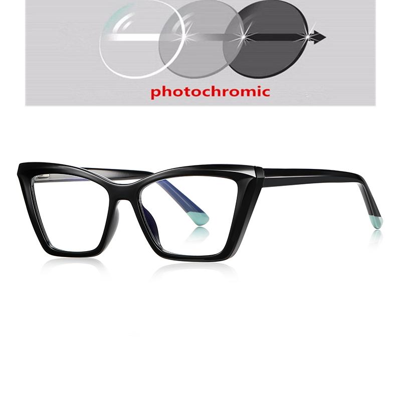 Blue Light Blocking Student Cat Eye Nearsighted Glasses For Women  Myopes Lunettes Female Prescription 0 -0.5 -0.75 To -6.0
