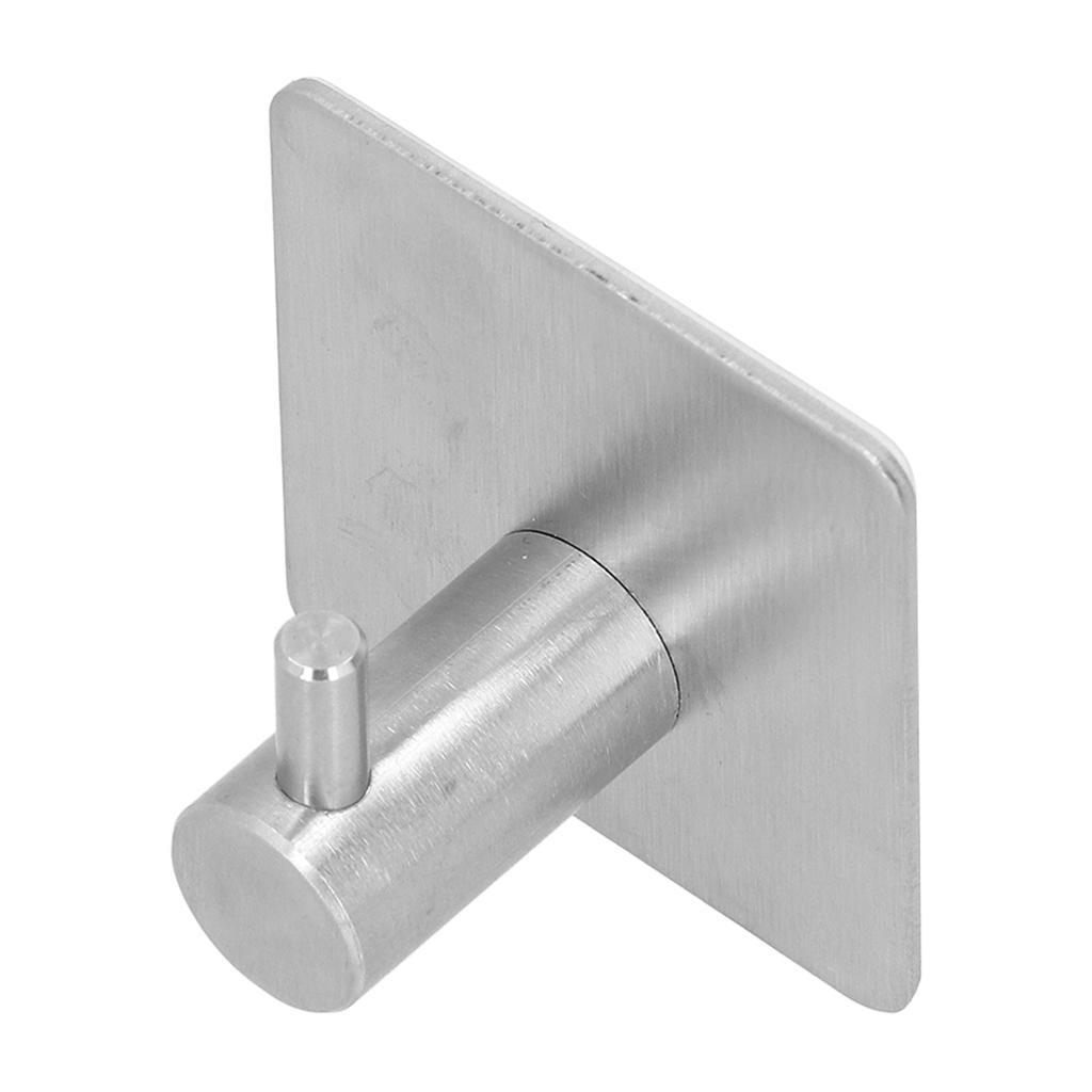 Cylindrical Hook 304 Stainless Steel Viscose Nonperforated Metal Bathroom Coat Hat Single Hook