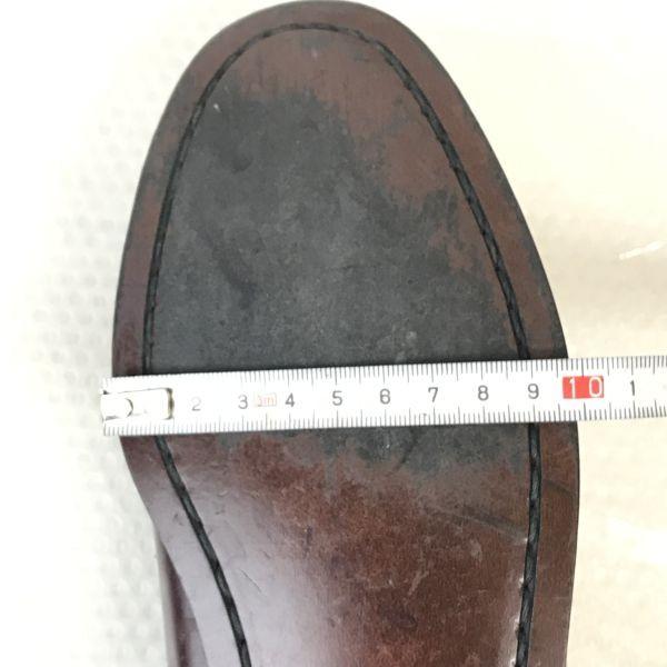 80er-90er Made in USA Oakwoods Echtes Leder Mackay Penny Loafer Herren 26.5-27.0 Rotbraun(GEBRAUCHT)